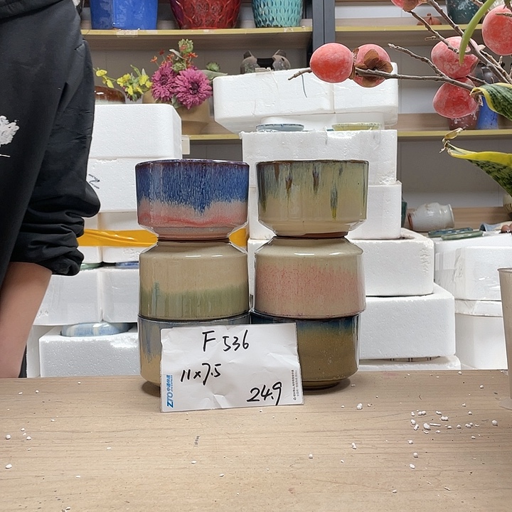 粗陶多肉花盆微瑕536