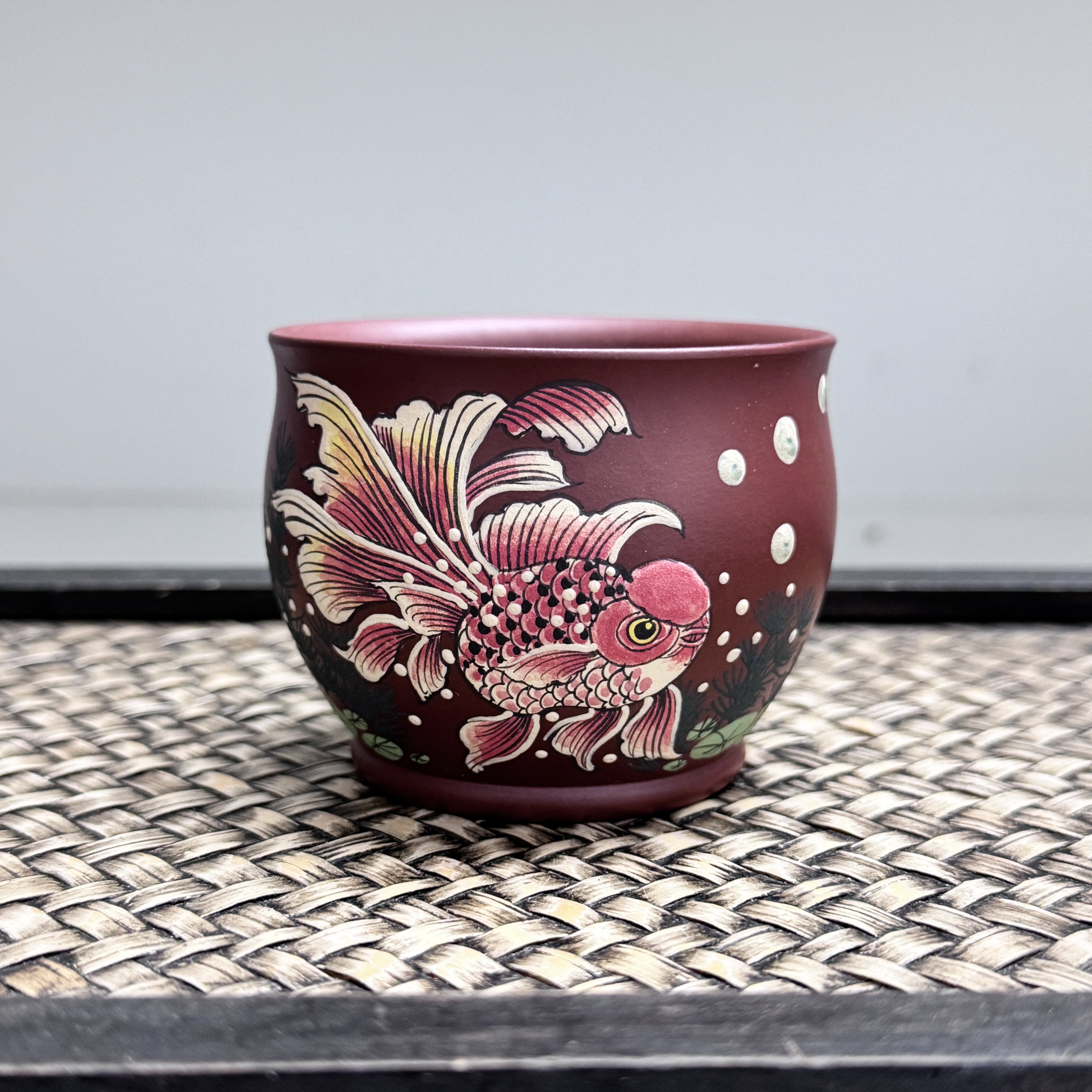 【古月壶来】FS917 大红袍“锦鲤”主人杯100cc