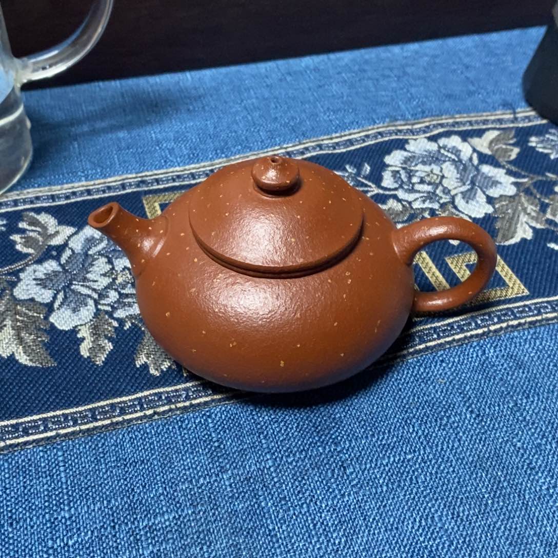 茶壶紫砂朱泥铺砂130cc