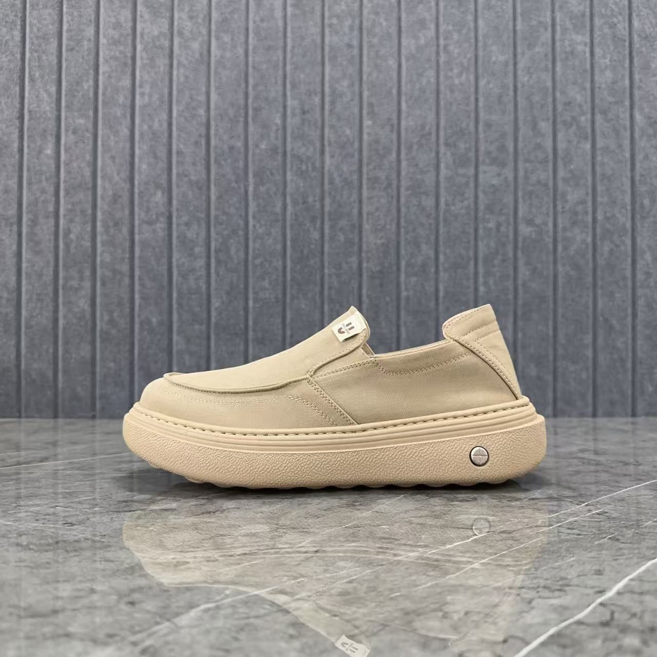 26036杏-男士时尚休闲布鞋