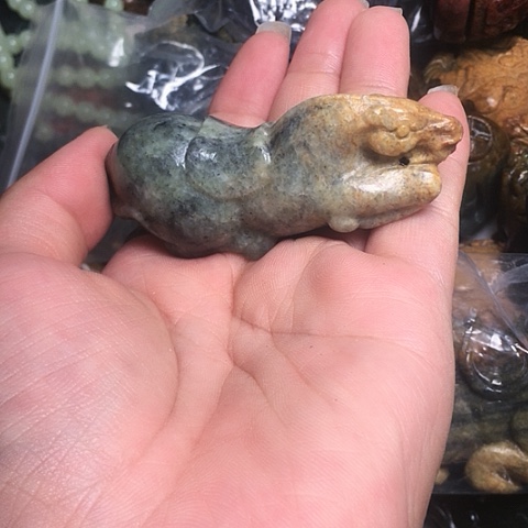岫岩河磨玉（透闪石质玉）未镶嵌挂件