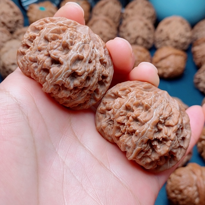 把件文玩核桃老款宫灯43全品