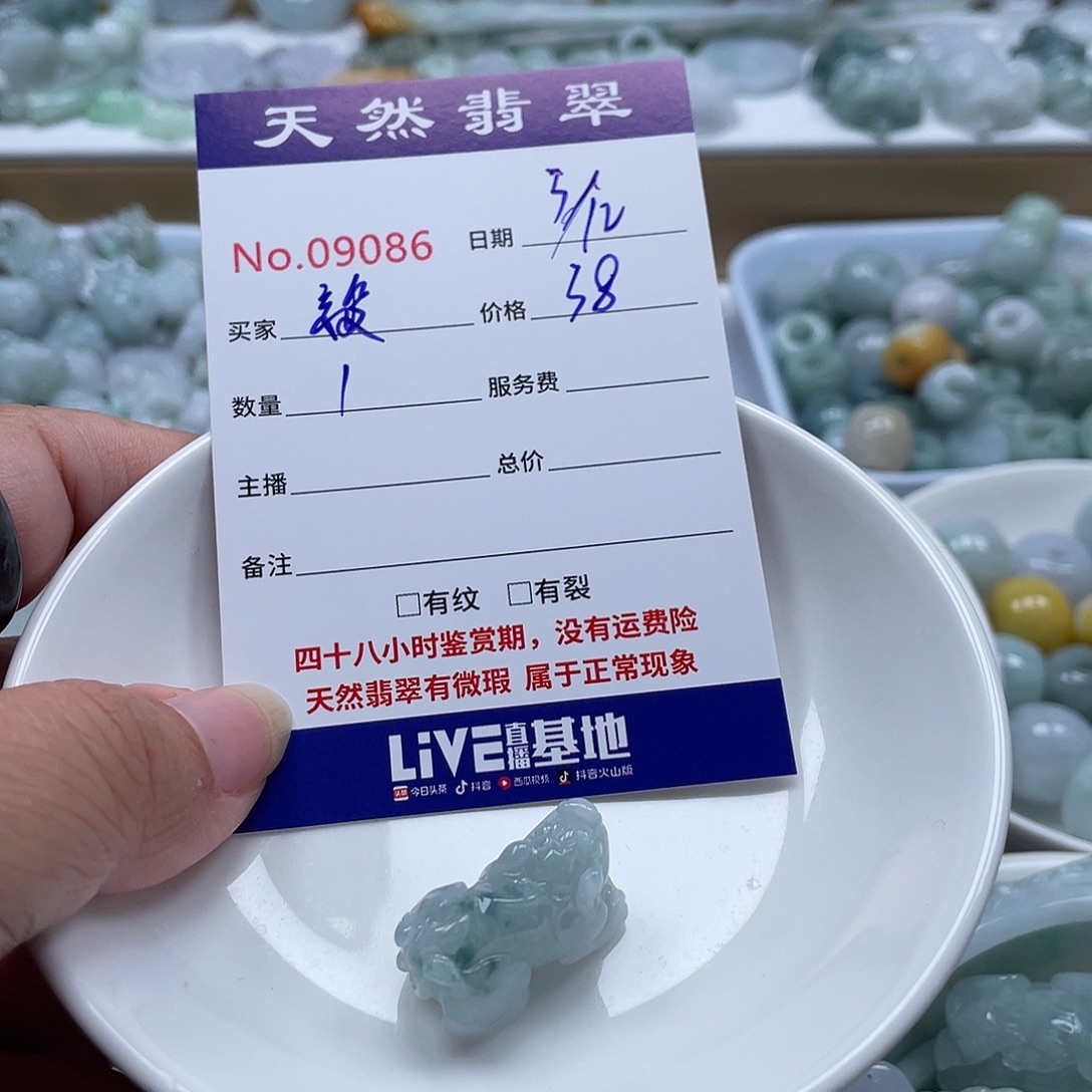 毅****翡翠未镶嵌颈饰4678