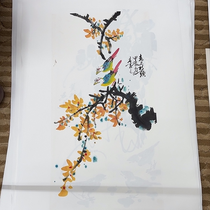 国画花鸟等多种鸟类的70.35