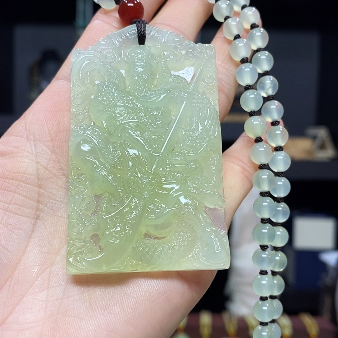 岫玉挂件吊坠手链未镶嵌
