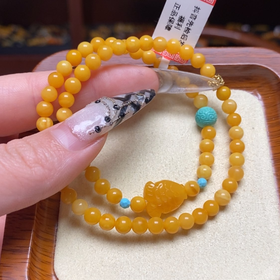 【闪购商品】蜜蜡手链未镶嵌手串