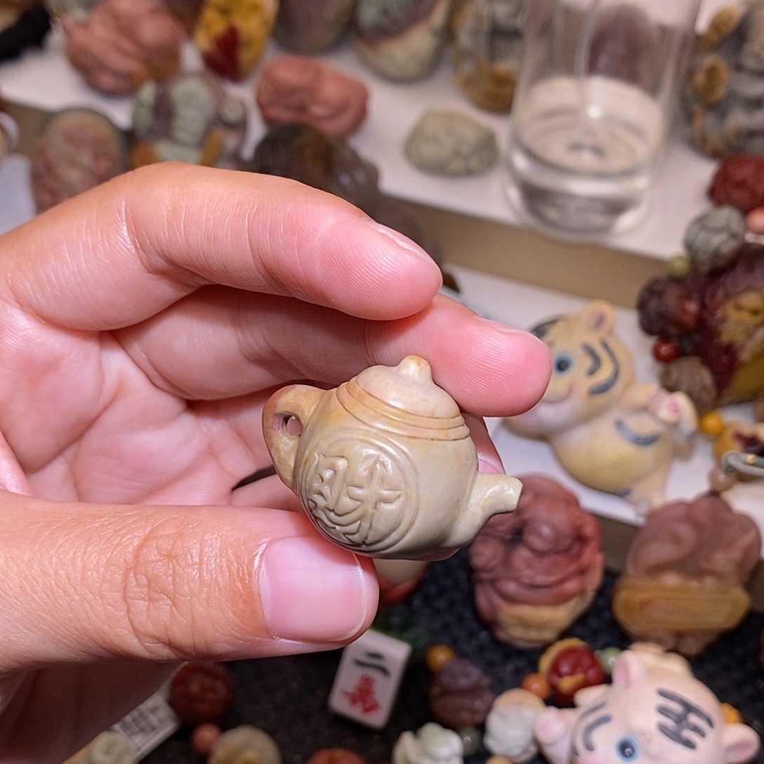 石英质玉（阿拉善玉）未镶嵌手链