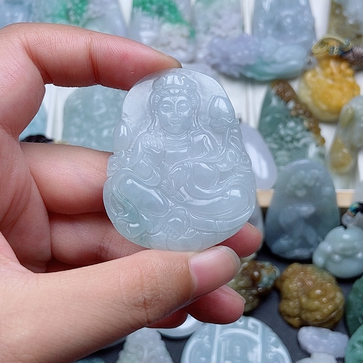 翡翠未镶嵌吊坠(不含链)翡翠