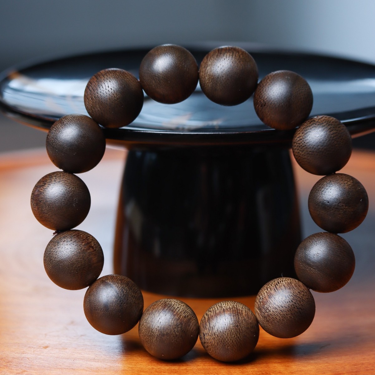 芽庄白棋沉香卡1.5手串