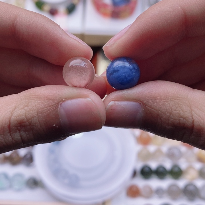 水晶颈饰未镶嵌N****g打孔no退换