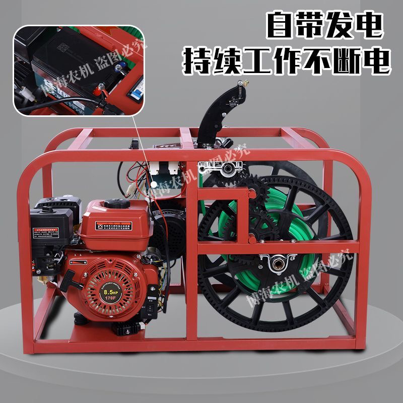 遥控启动先锋科技汽油打药机360度旋转头全齿轮传动打药机喷雾器