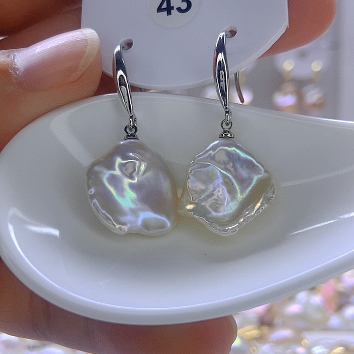 淡水珍珠颈饰银S925镶嵌43