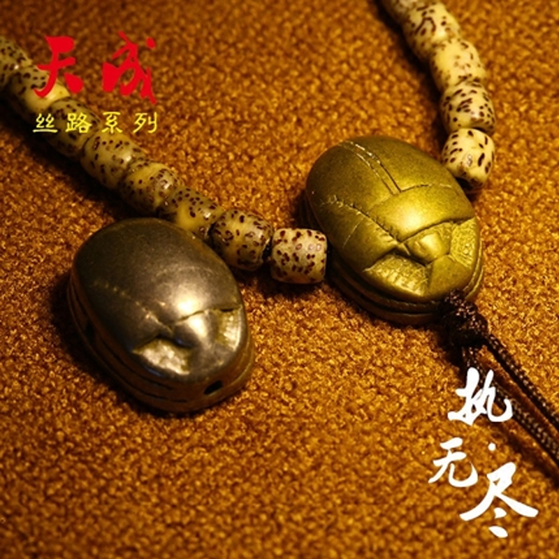 浑然天成转 运手链手串念珠时尚饰品一生古埃圣甲虫三通利玛铜