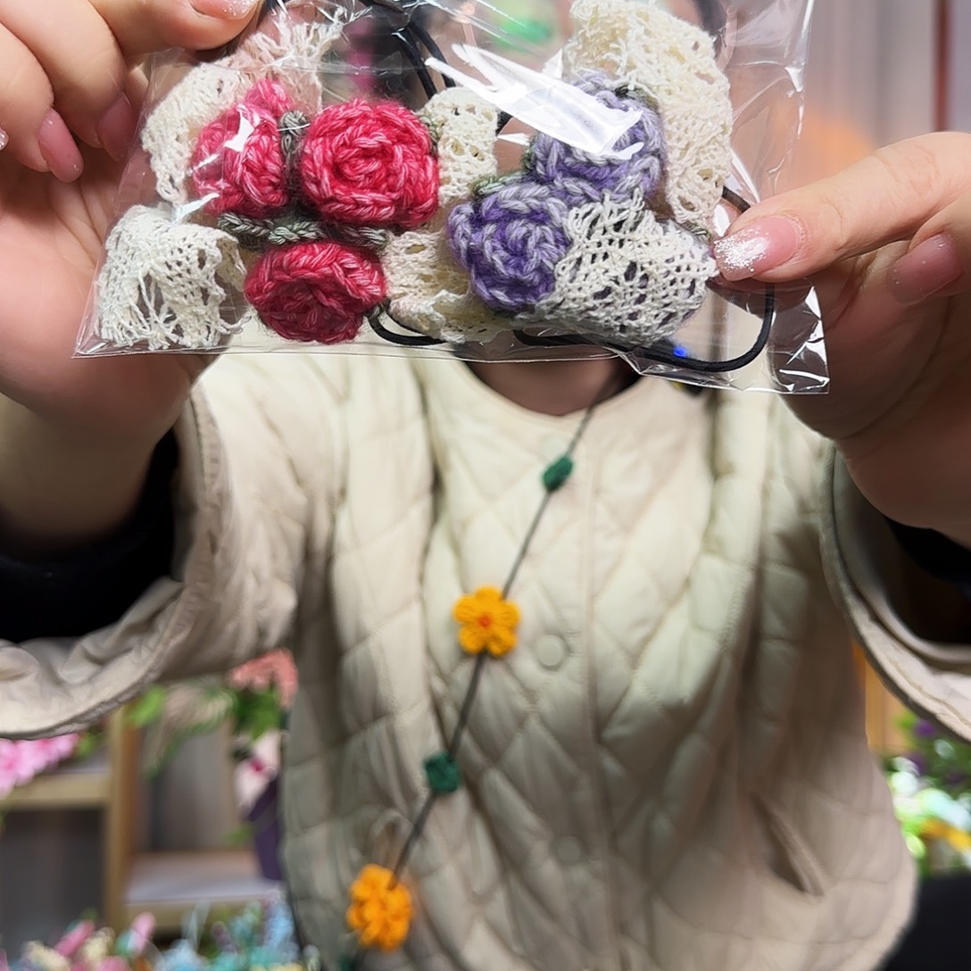 纯手工钩织钩织发绳