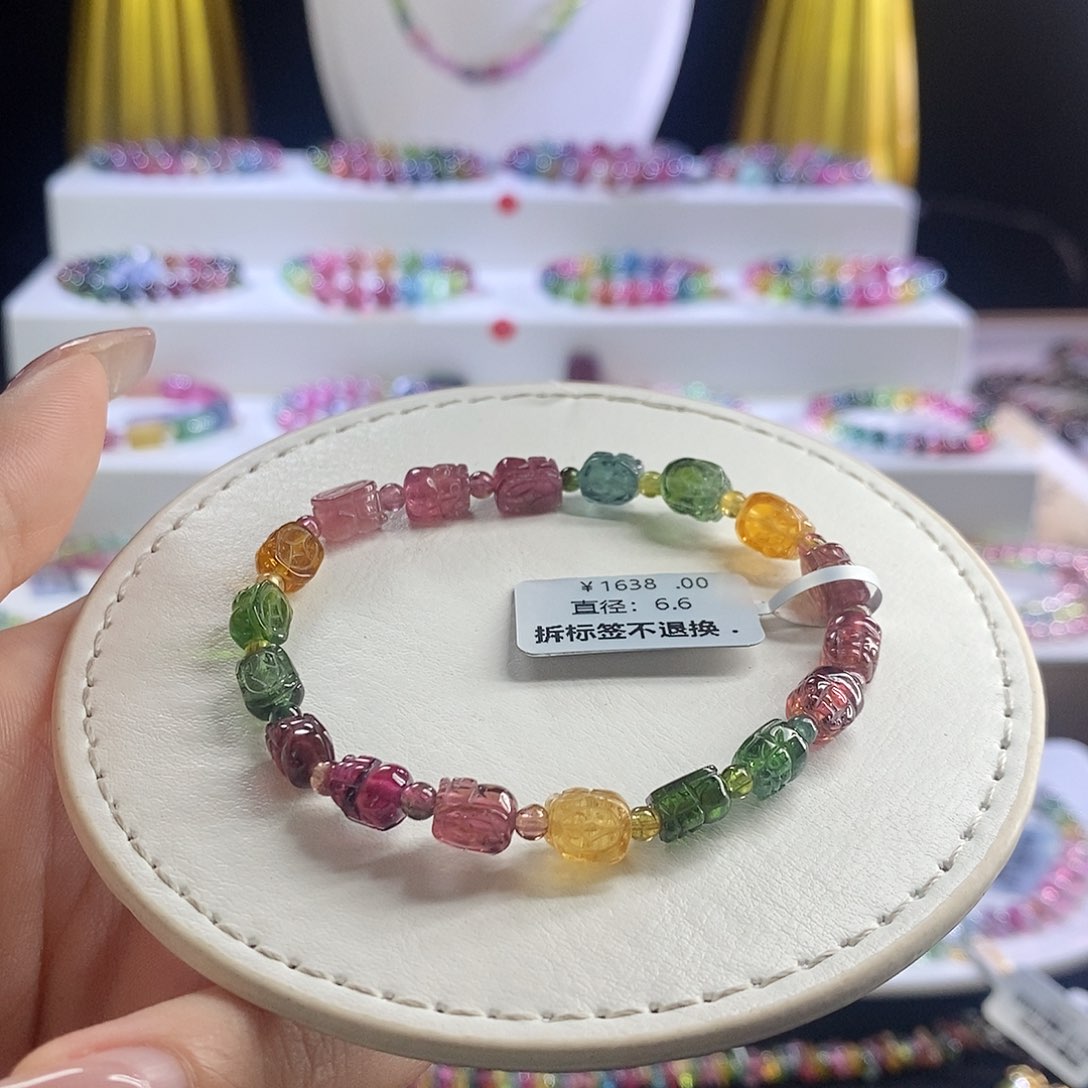 未镶嵌手链碧玺貔貅