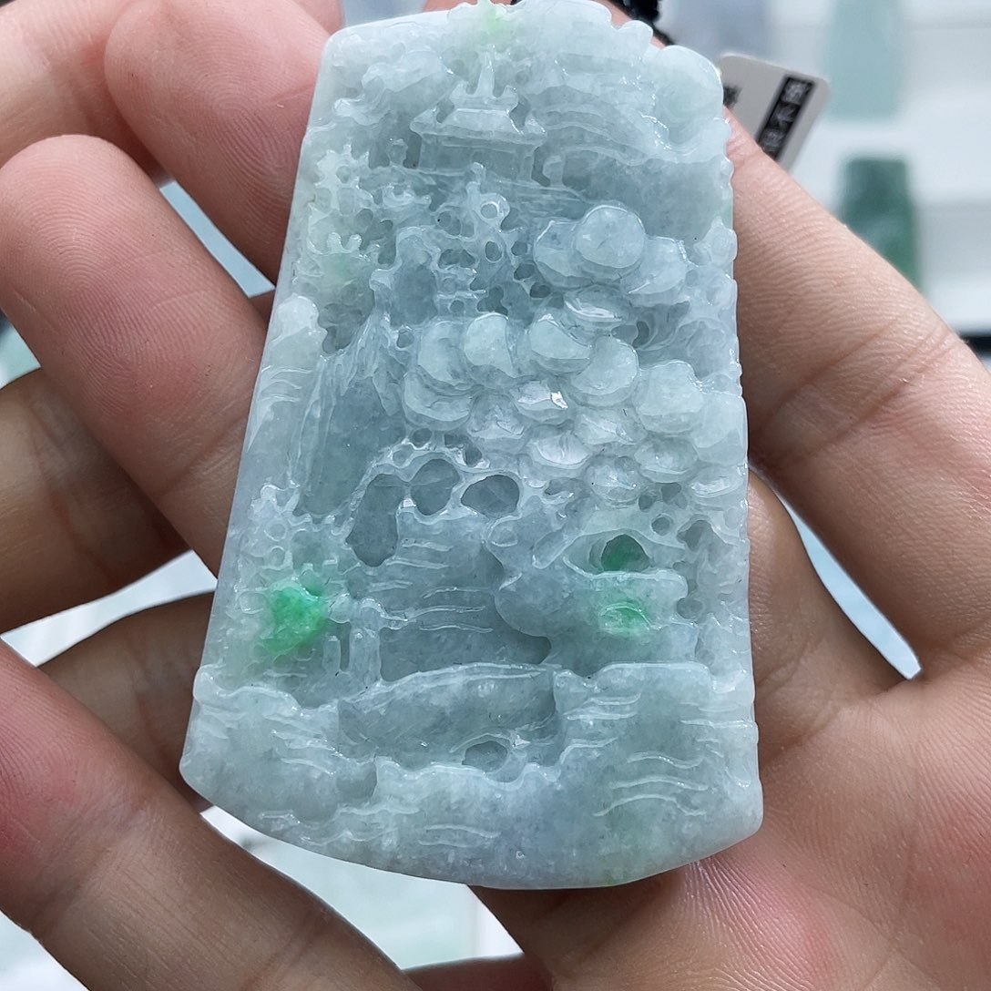 颈饰未镶嵌翡翠翡翠