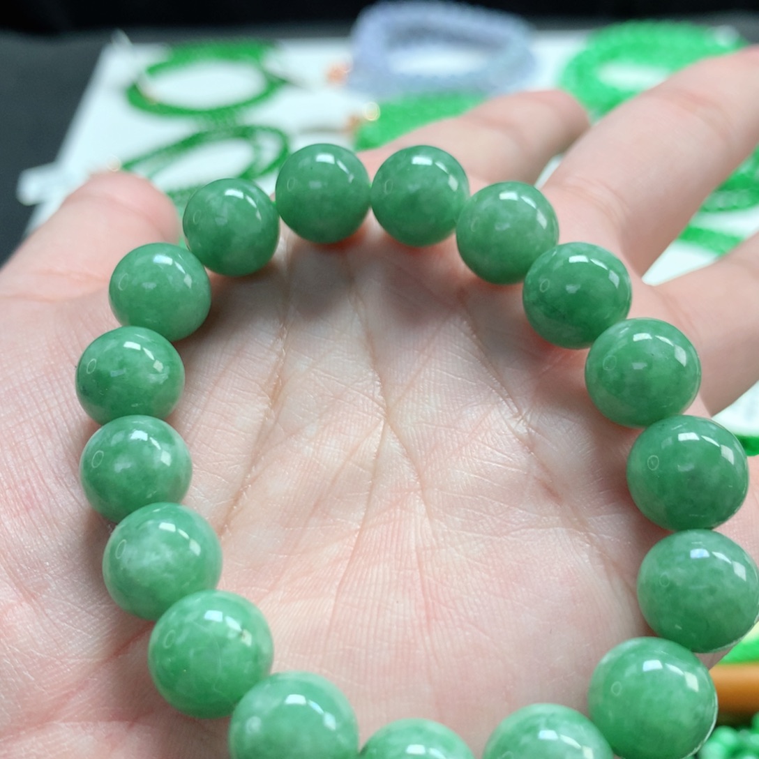 翡翠未镶嵌手链翡翠