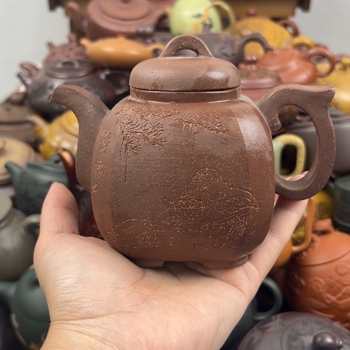 茶壶紫砂紫砂壶微瑕