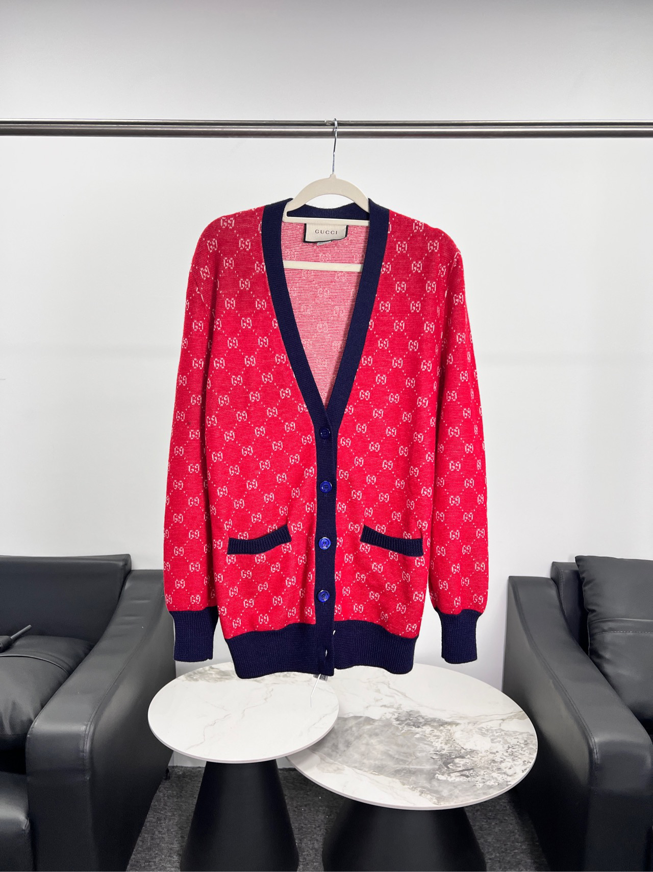 99新 GUCCI/古驰 CZF0987/GUCCI/古驰/满印开衫/尺码S