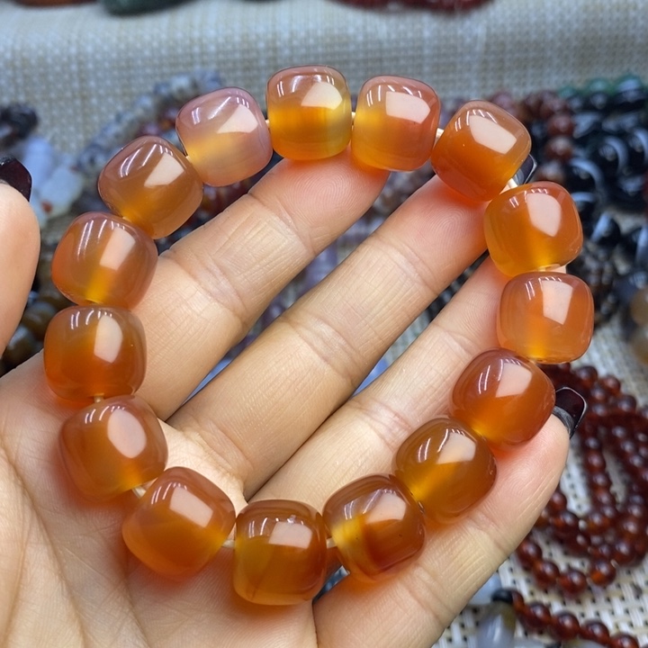 玛瑙/玉髓手链未镶嵌