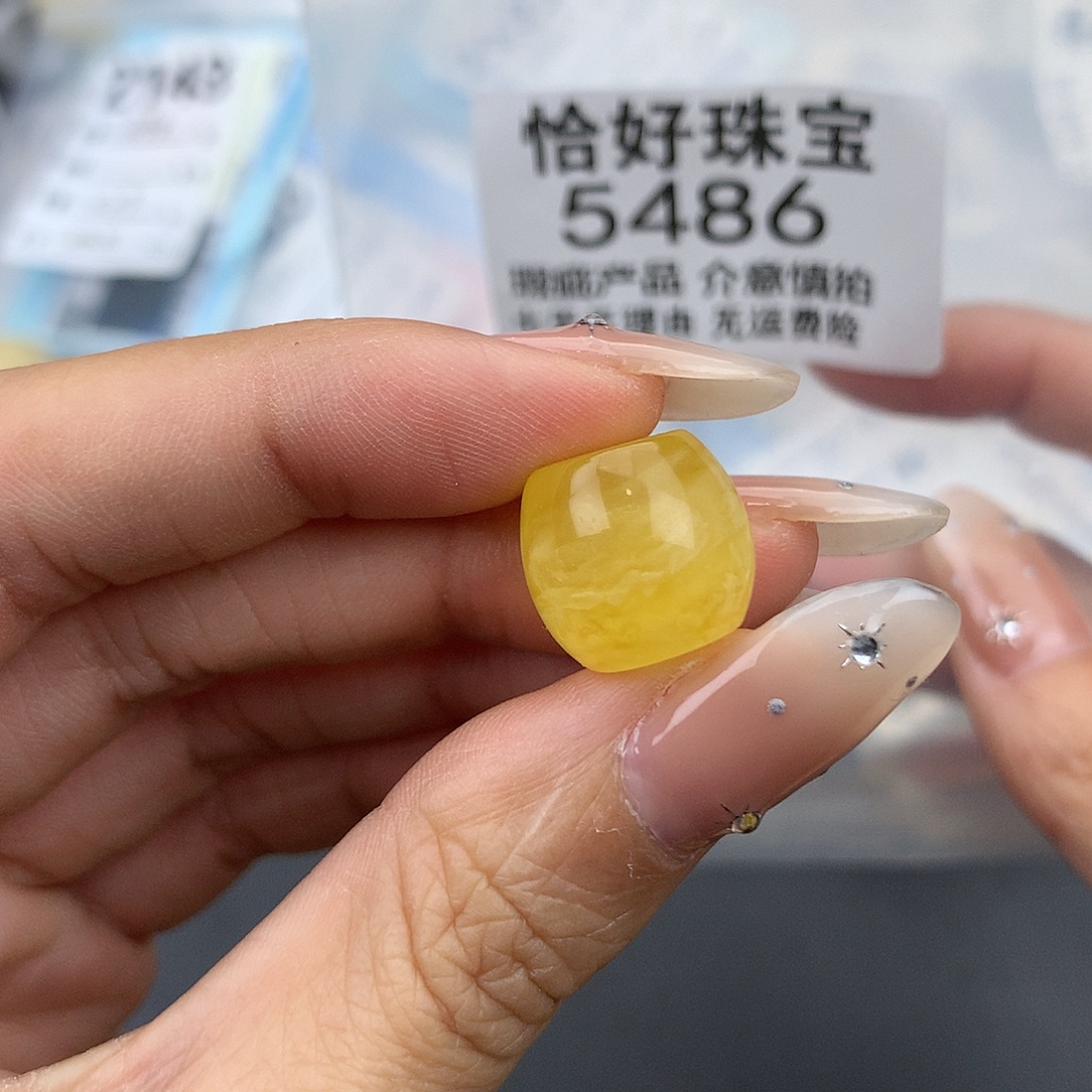 蜜蜡未镶嵌珠宝奇石14 12.8 植物