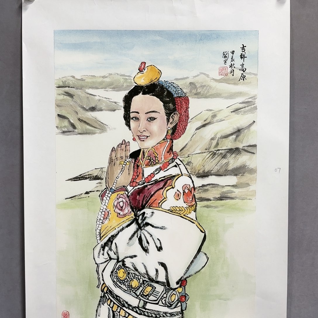 国画国画纯手绘作品请放心去藏