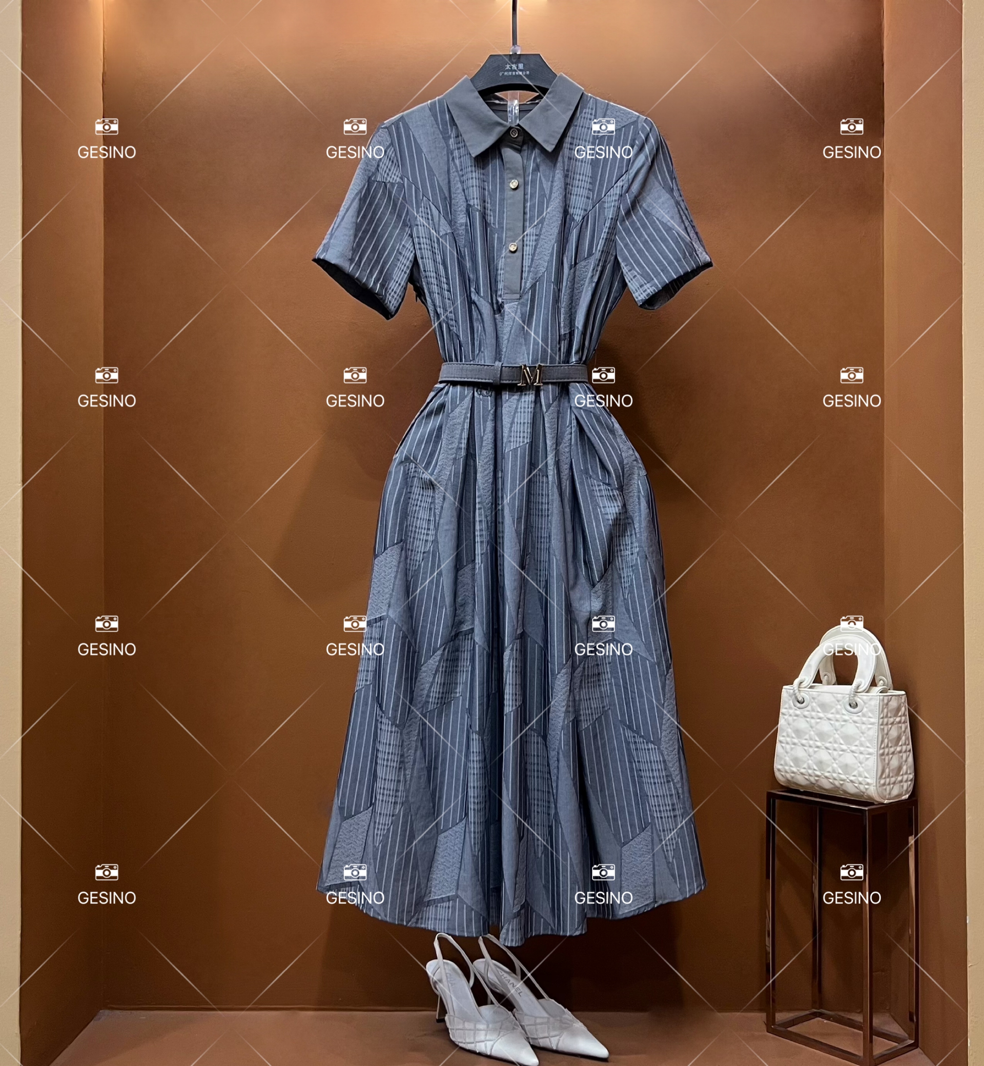 【小露】春夏丨设计师轻奢法式印花女士连衣裙 GS-52013