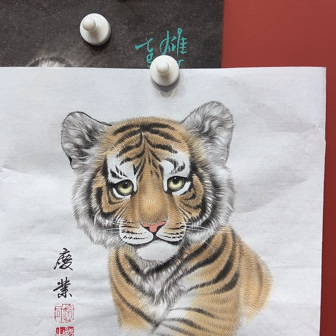 国画赵庆业老师国画作品月