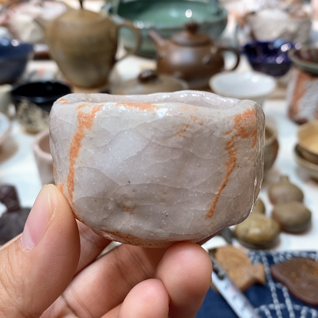 柴烧侘寂粗陶茶具