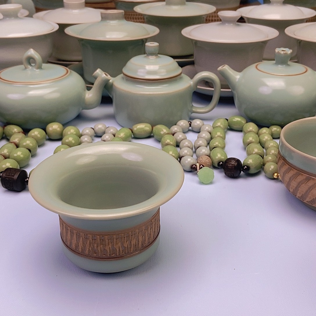 杯仿古重工跳刀马蹄杯原矿原釉原产地