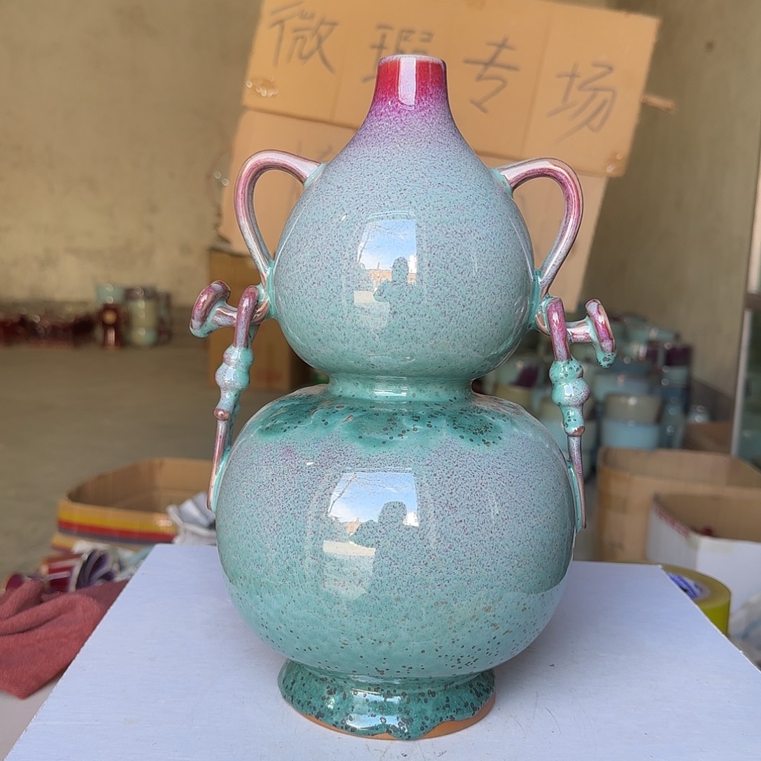 摆件陶郑家钧瓷摆件微瑕