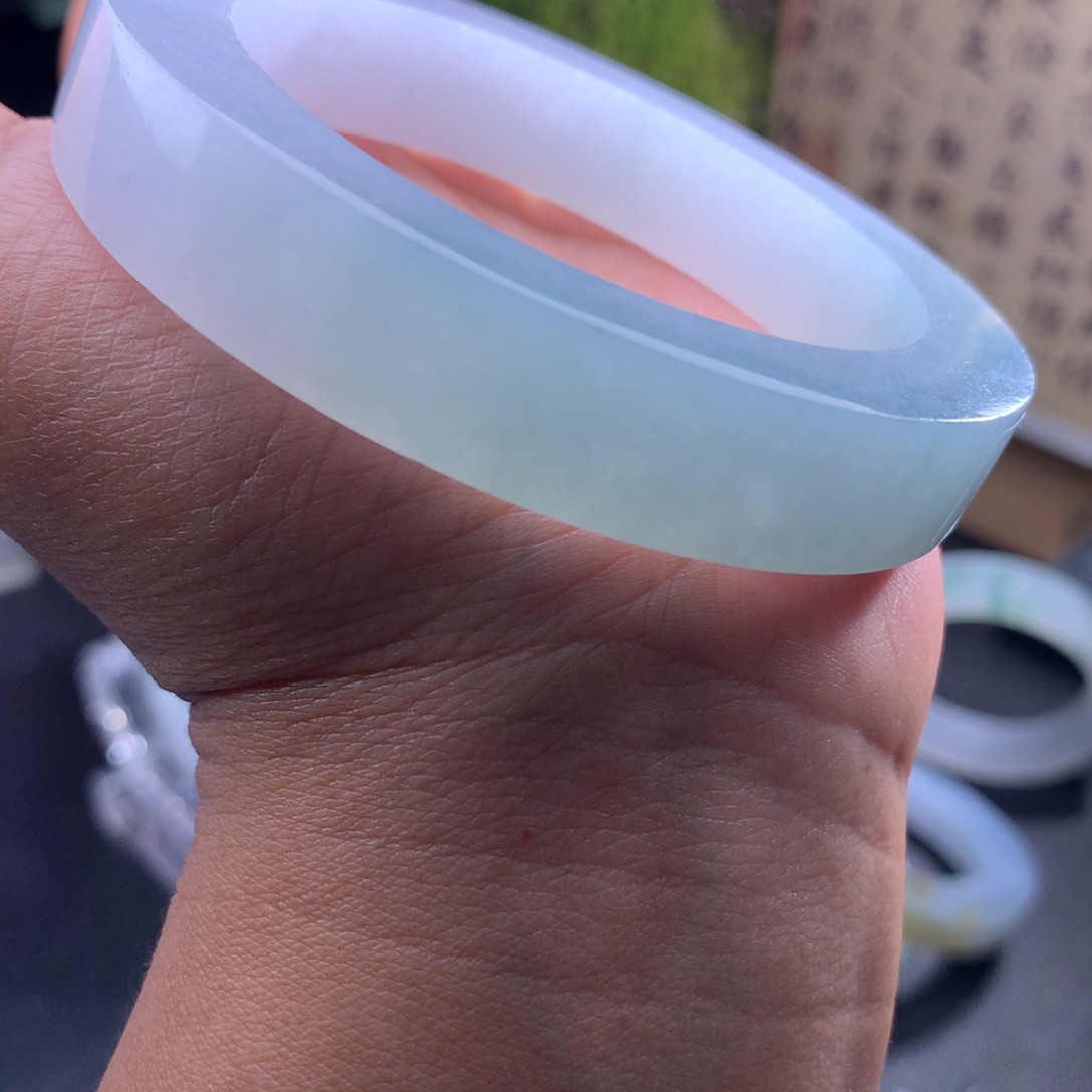 定制翡翠手镯未镶嵌梁****生