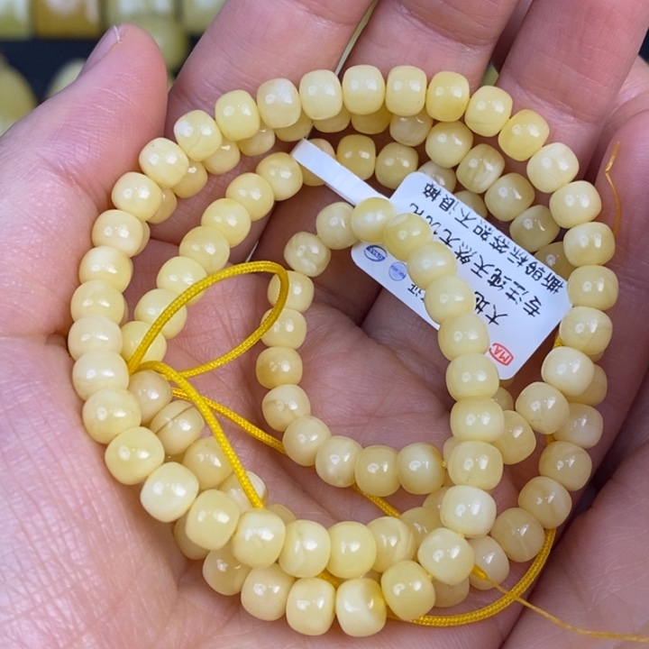 蜜蜡手链未镶嵌天然原矿假一赔十