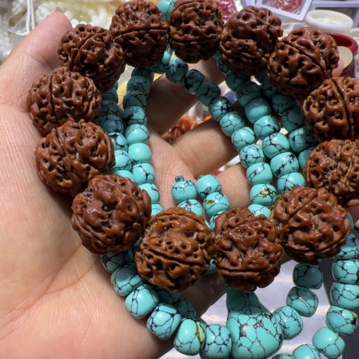 大果紫檀（缅甸花梨）7/9老邢蓝木松木脖挂