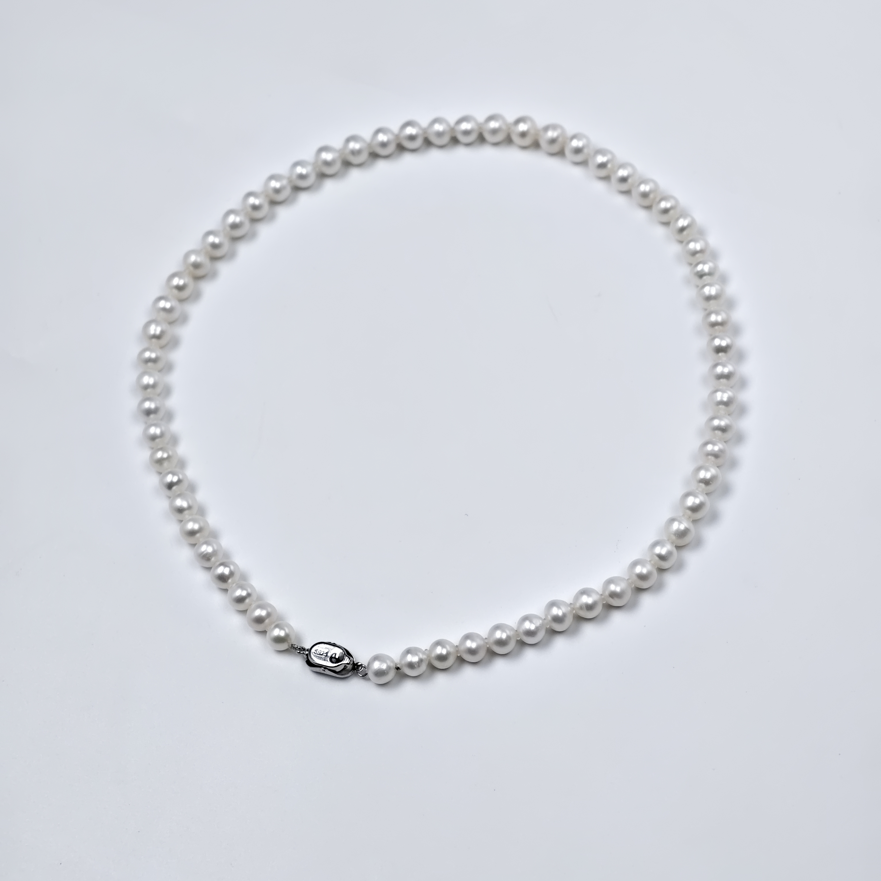 【婕妤甄选】婕妤补贴款！S925银6.5-8mm淡水无核强光珍珠项链 气质