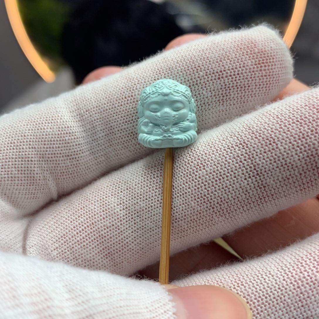 绿松石挂件未镶嵌