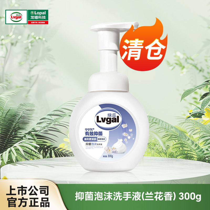 直播专享 绿瓜除菌慕斯洗手液组合装