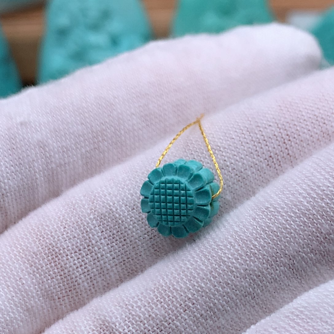 绿松石珠宝奇石未镶嵌