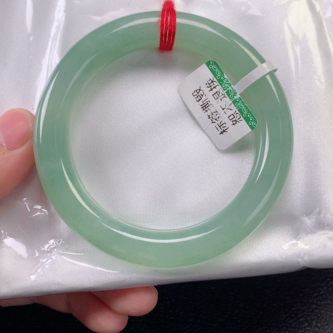 未镶嵌手镯翡翠缅甸天然翡翠手镯55 