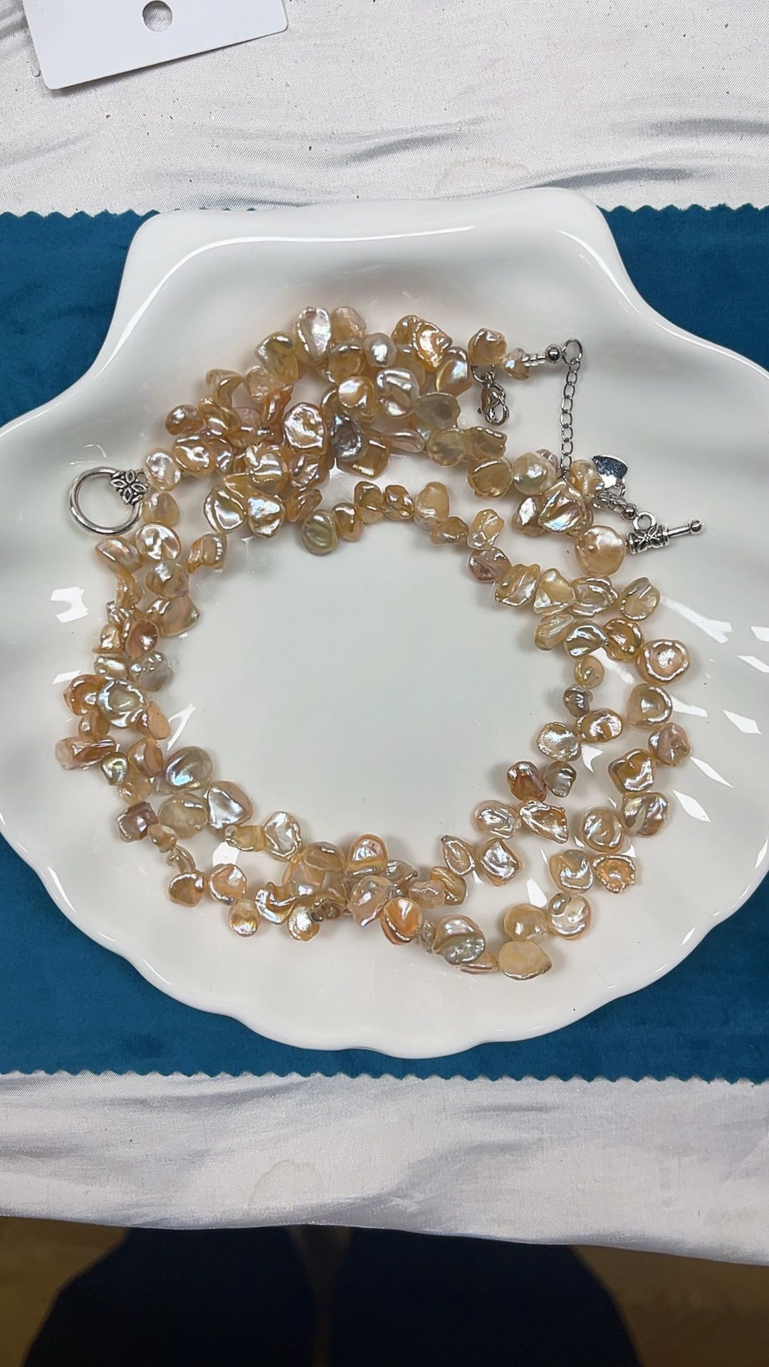 【纯恬】天然淡水珍珠项链（多样性发货发一）天然纹理 默认微瑕