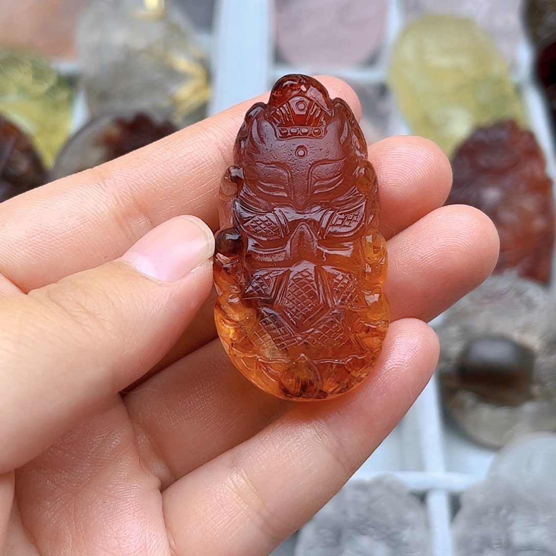 水晶吊坠(不含链)未镶嵌