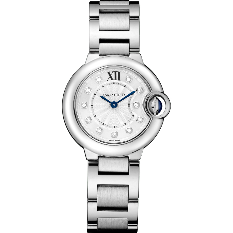 99新 Cartier/卡地亚 蓝气球W4BB0029/钻刻石英28mm