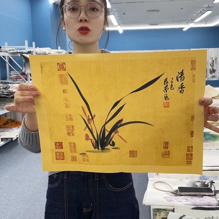 国画纯手绘国画作品