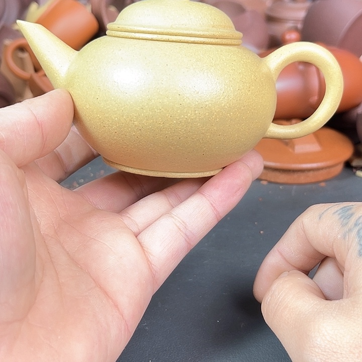 茶壶紫砂许娟本绿水平