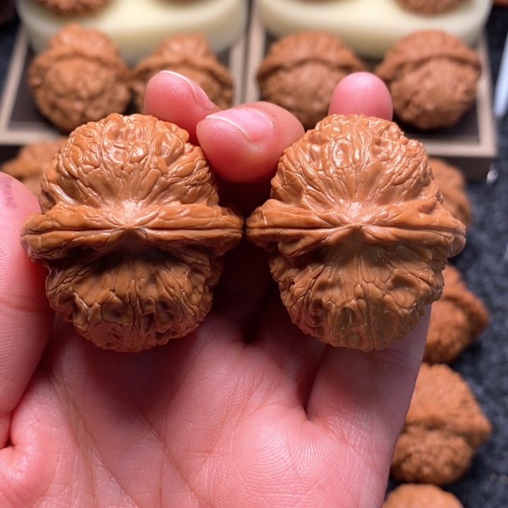 文玩核桃把件小**李精品元宝40