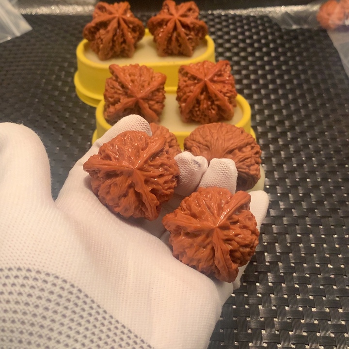 文玩核桃把件蒸**上工艺