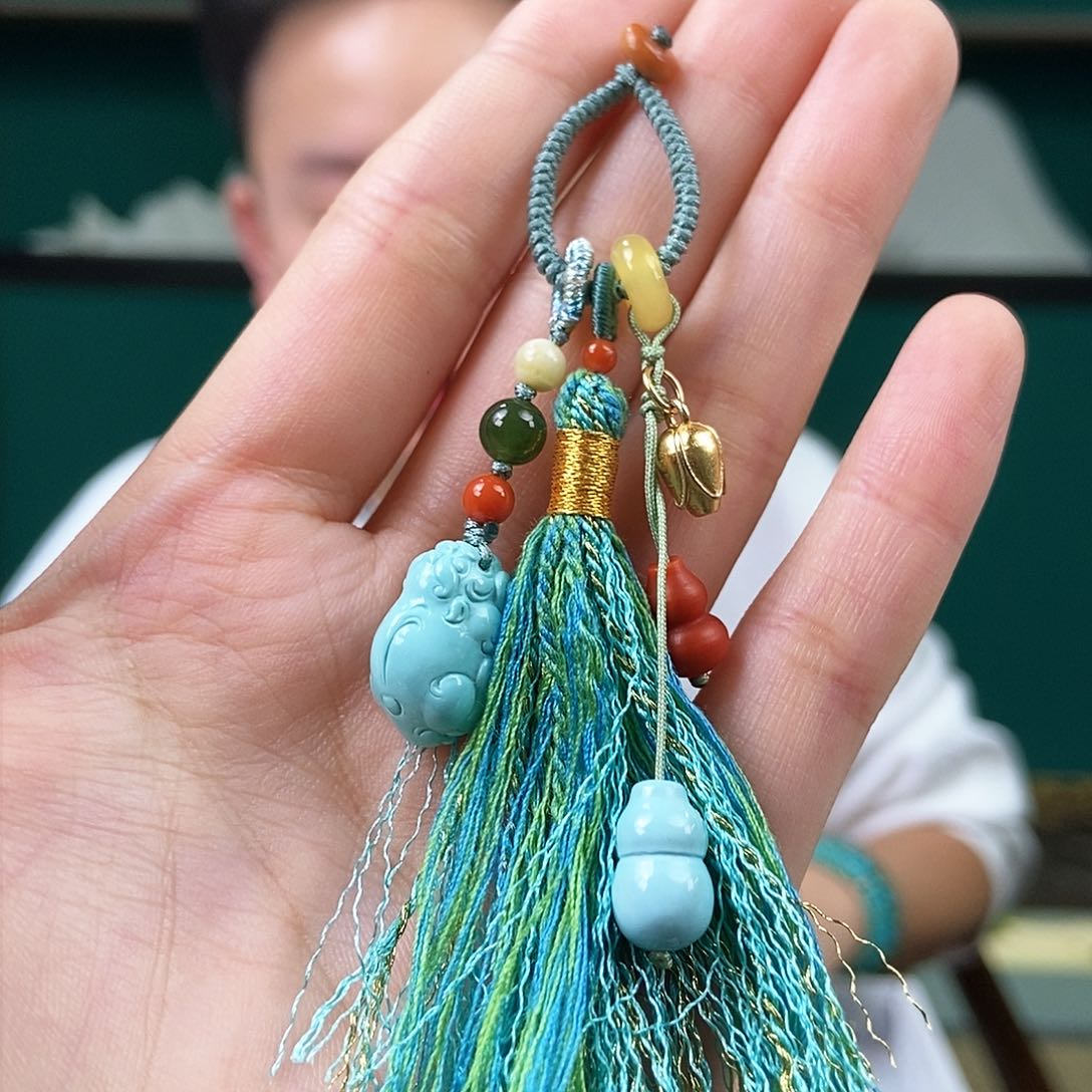 未镶嵌绿松石挂件