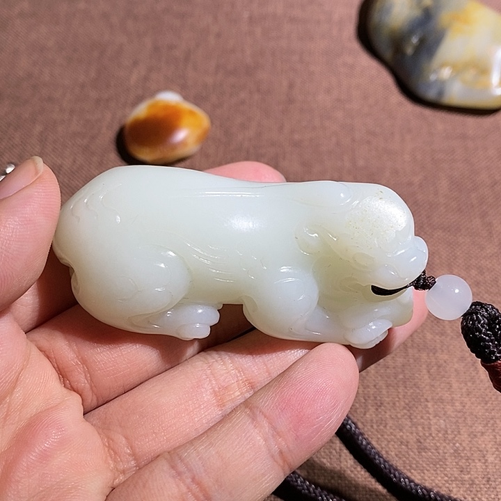 和田玉挂件未镶嵌吾*