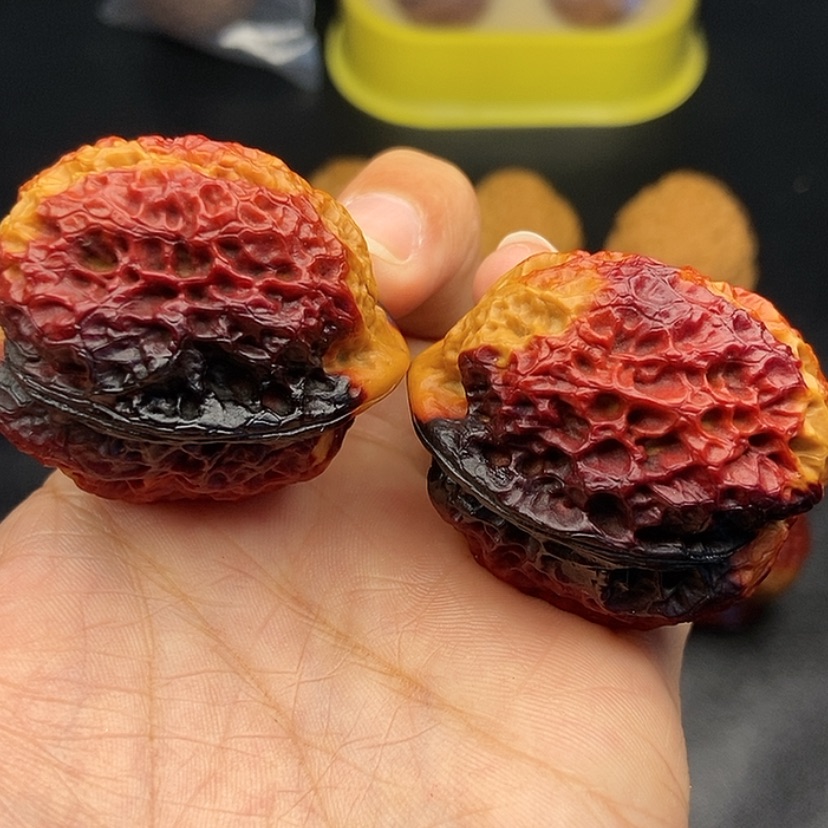 【闪购商品】把件文玩核桃40尺领头羊蟾