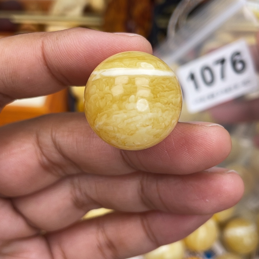 蜜蜡未镶嵌珠宝奇石23虎皮一线天